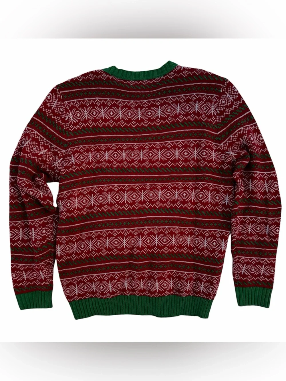 32 Degrees - Naughty & Nice - Crewneck Christmas Sweater/ Ugly Christmas Sweater